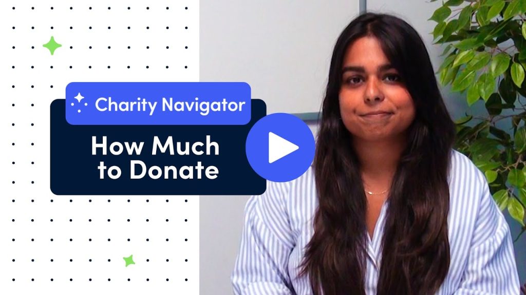 Deciding How Much to Donate to Charity
